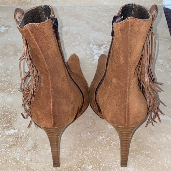 💚 Charles David ankle fringe boots - Picture 3 of 6
